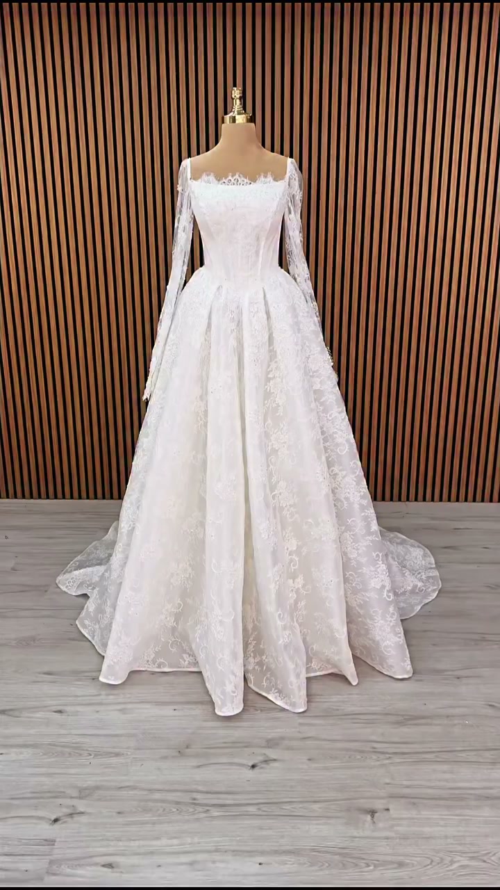 A-Line Wedding Dress Model 1120 | White Podium Bridal White Podium A-Line Wedding Dress 2026-12