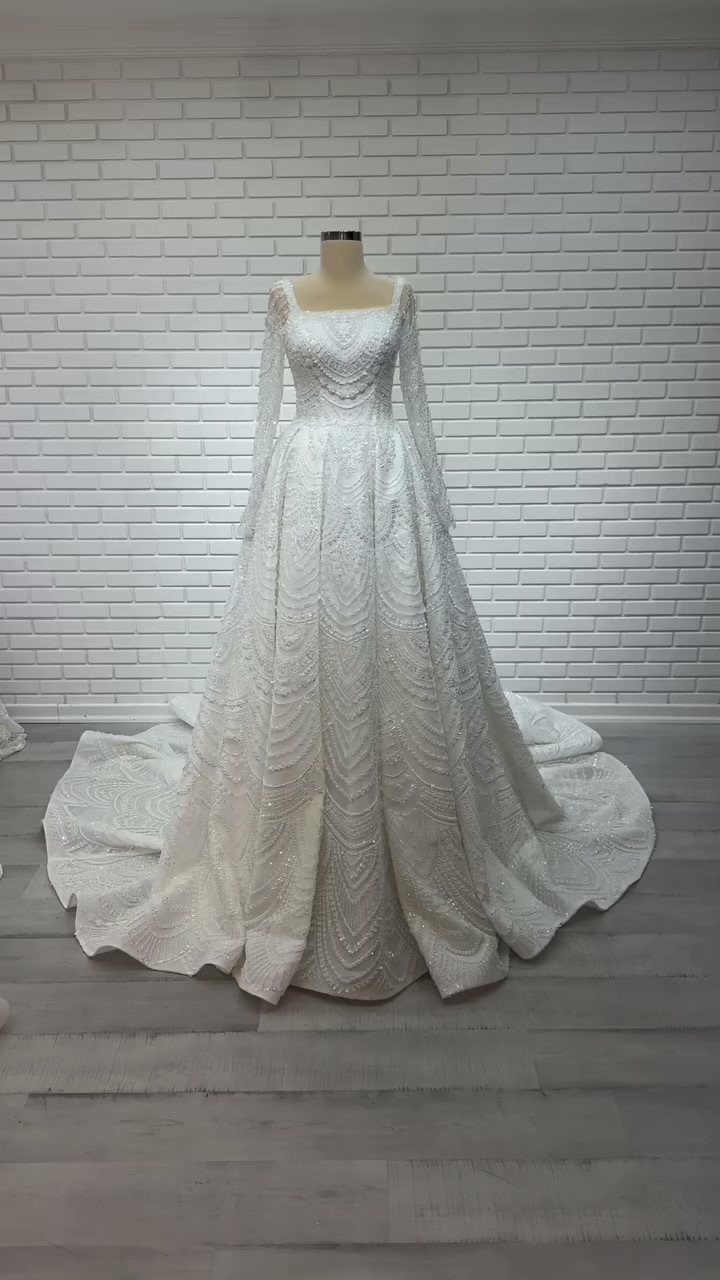 A-Line Wedding Dress Model 1125 | White Podium Bridal White Podium A-Line Wedding Dress 2026-17