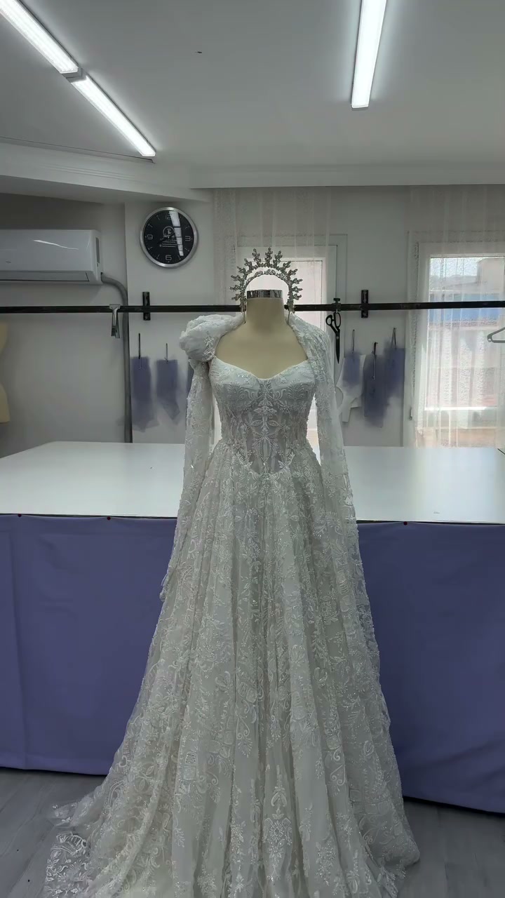 A-Line Wedding Dress Model 1110 | White Podium Bridal White Podium A-Line Wedding Dress 2026-2