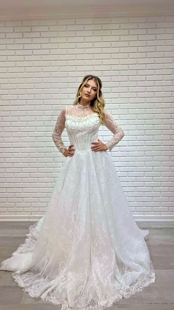 A-Line Wedding Dress Model 1117 | White Podium Bridal White Podium A-Line Wedding Dress 2026-9